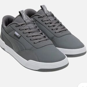 Puma Gray Skate Sneakers Sleek Design Versatile Comfort